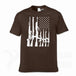 Second Amendment US Flag T-Shirt - Indigo-Temple