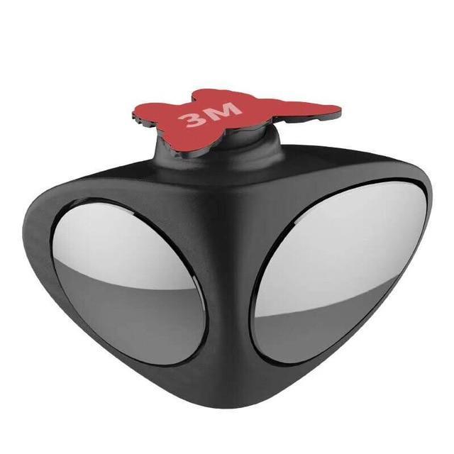 2In1 Car Safety 360 Blind spot Mirror (2pcs set left+right) ) - Indigo-Temple