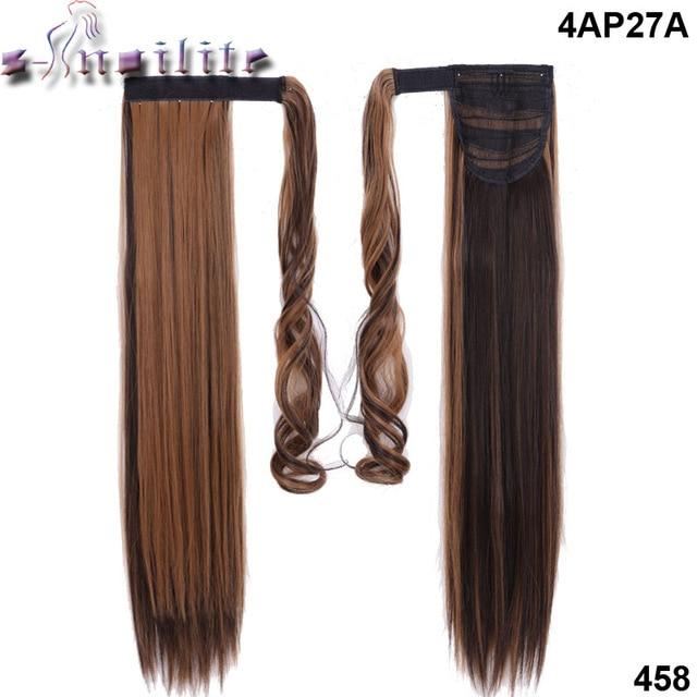 S-noilite™ Straight/Wavy 23" Ponytail Extension - Indigo-Temple
