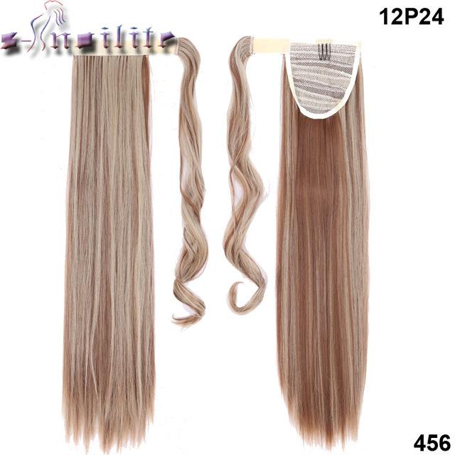 S-noilite™ Straight/Wavy 23" Ponytail Extension - Indigo-Temple