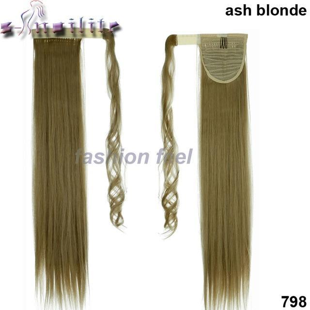 S-noilite™ Straight/Wavy 23" Ponytail Extension - Indigo-Temple
