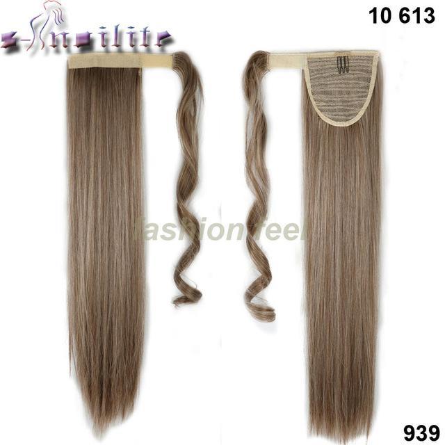 S-noilite™ Straight/Wavy 23" Ponytail Extension - Indigo-Temple