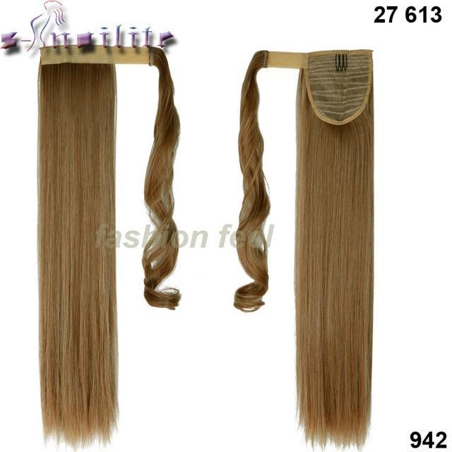 S-noilite™ Straight/Wavy 23" Ponytail Extension - Indigo-Temple
