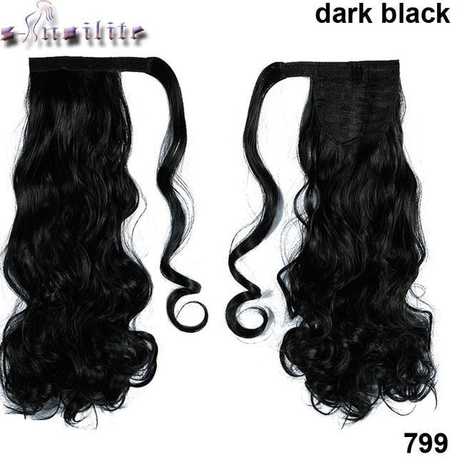 S-noilite™ Straight/Wavy 23" Ponytail Extension - Indigo-Temple