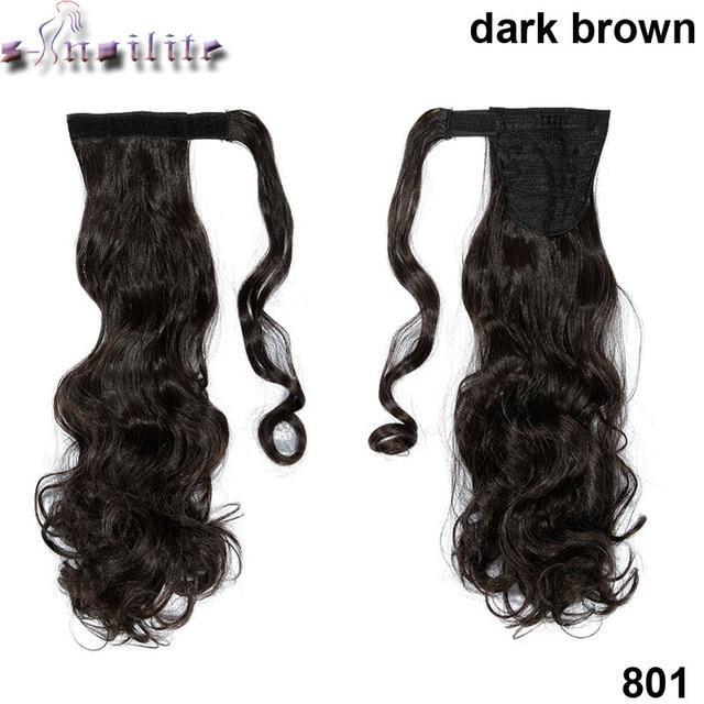 S-noilite™ Straight/Wavy 23" Ponytail Extension - Indigo-Temple