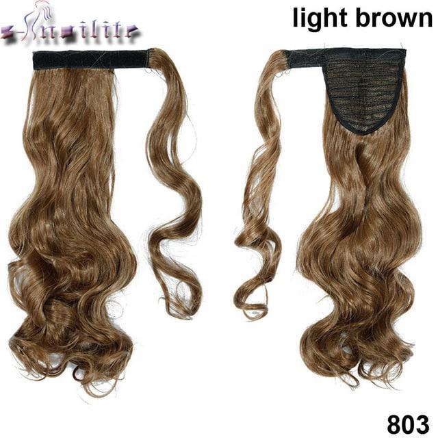 S-noilite™ Straight/Wavy 23" Ponytail Extension - Indigo-Temple