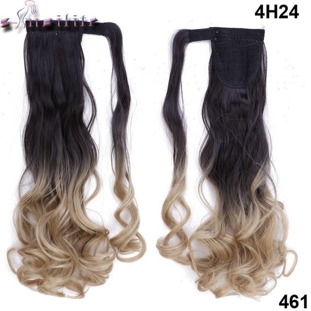 S-noilite™ Straight/Wavy 23" Ponytail Extension - Indigo-Temple