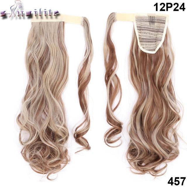 S-noilite™ Straight/Wavy 23" Ponytail Extension - Indigo-Temple