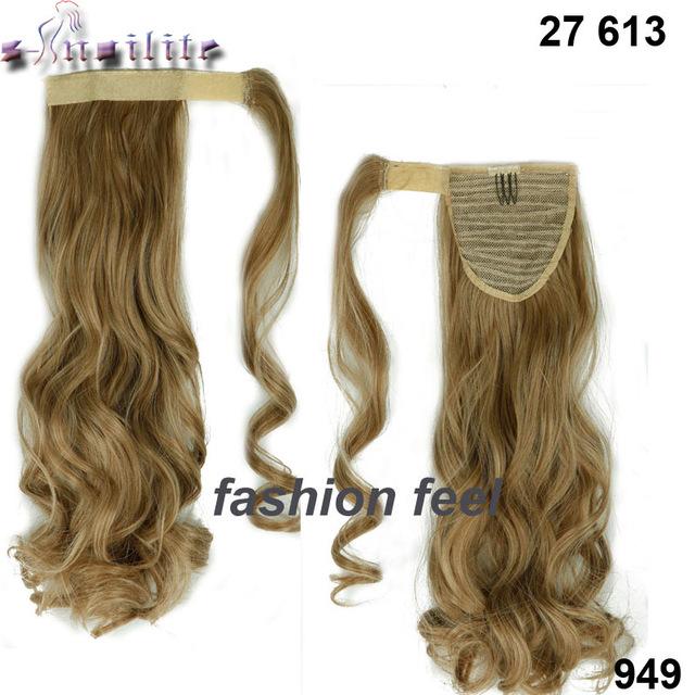 S-noilite™ Straight/Wavy 23" Ponytail Extension - Indigo-Temple