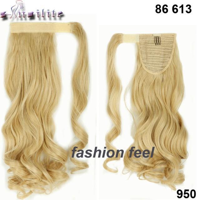 S-noilite™ Straight/Wavy 23" Ponytail Extension - Indigo-Temple