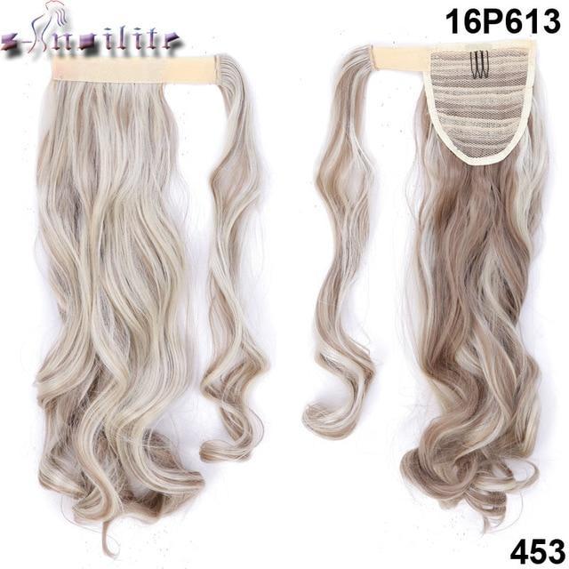 S-noilite™ Straight/Wavy 23" Ponytail Extension - Indigo-Temple