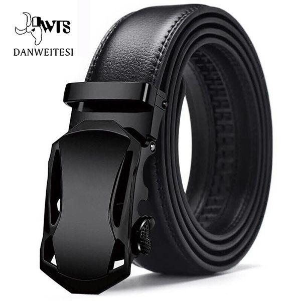 Smart Automatic Genuine Leather Belts For Men - Indigo-Temple