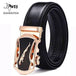 Smart Automatic Genuine Leather Belts For Men - Indigo-Temple
