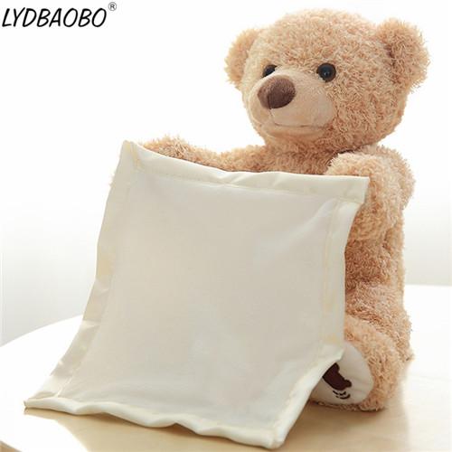 Peek-a-boo Interactive Elephant Plush Dolls - Indigo-Temple