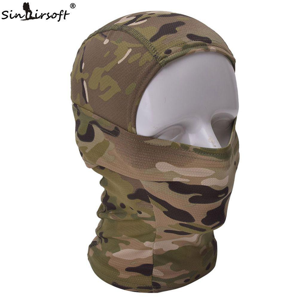 Tactical Camouflage Balaclava Mask - Indigo-Temple