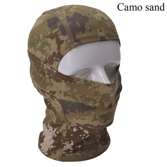 Tactical Camouflage Balaclava Mask - Indigo-Temple