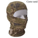Tactical Camouflage Balaclava Mask - Indigo-Temple
