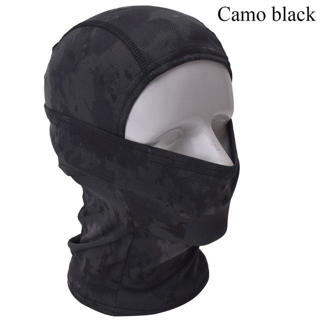Tactical Camouflage Balaclava Mask - Indigo-Temple