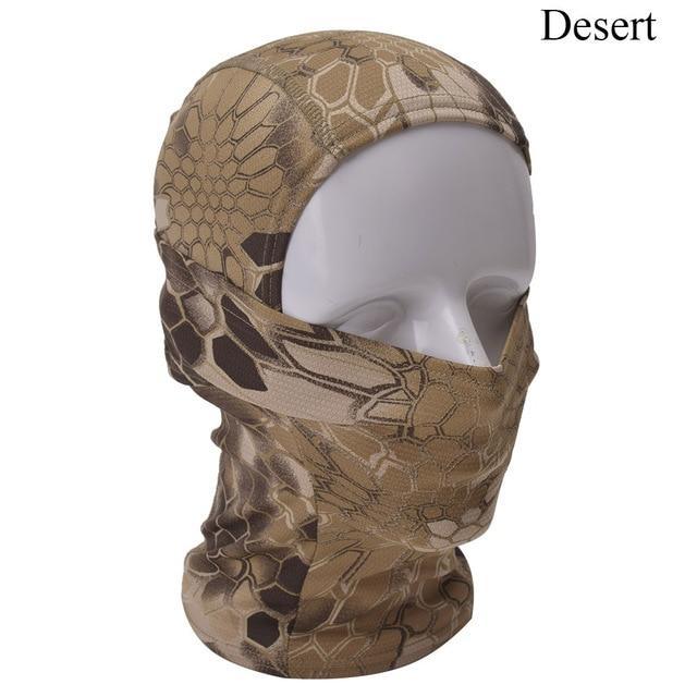 Tactical Camouflage Balaclava Mask - Indigo-Temple