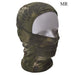 Tactical Camouflage Balaclava Mask - Indigo-Temple
