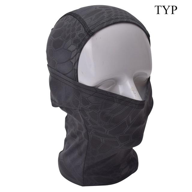 Tactical Camouflage Balaclava Mask - Indigo-Temple