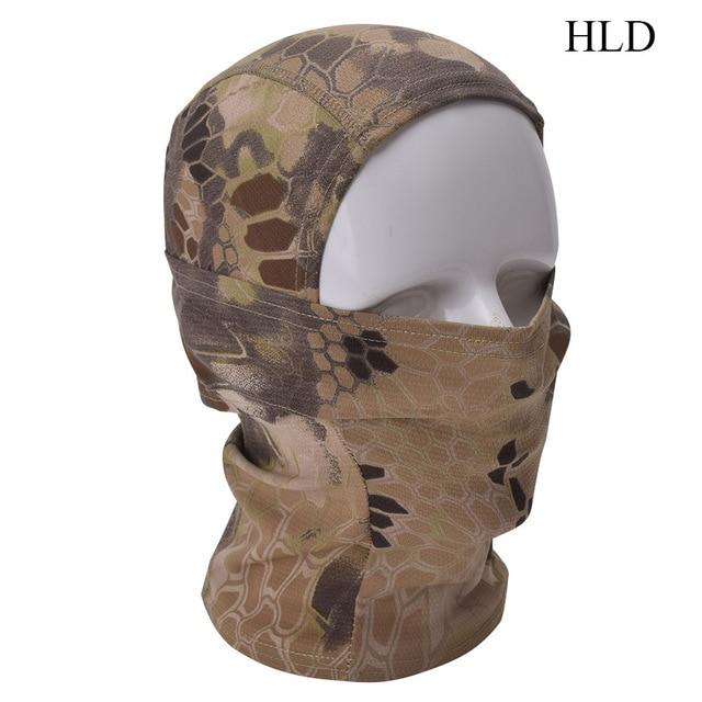 Tactical Camouflage Balaclava Mask - Indigo-Temple