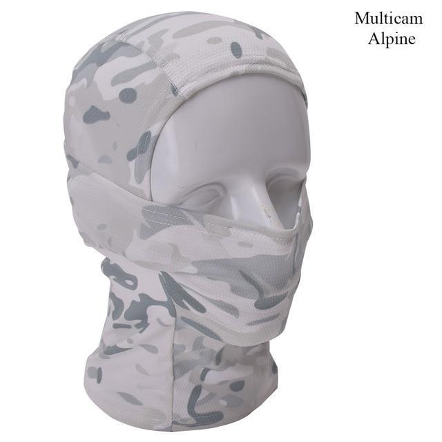 Tactical Camouflage Balaclava Mask - Indigo-Temple