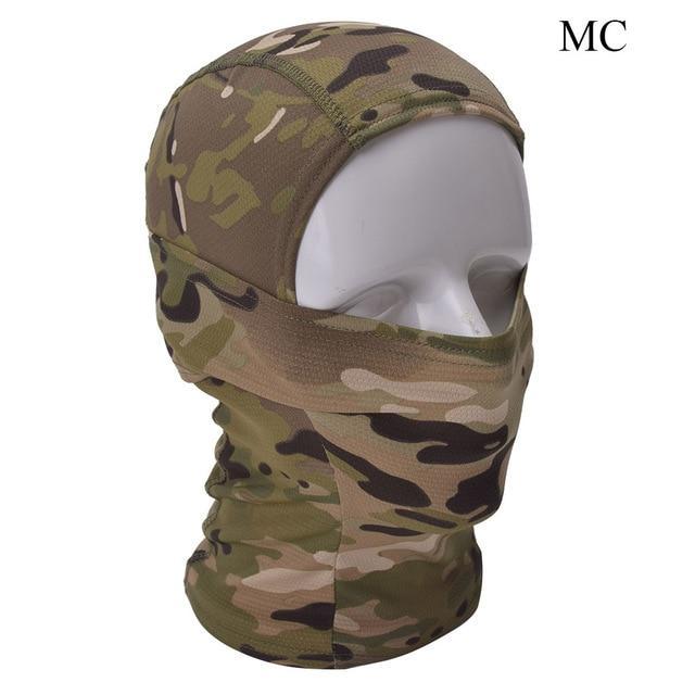 Tactical Camouflage Balaclava Mask - Indigo-Temple