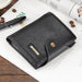 PIROYCE™ Classic Snap-Button Leather Wallet - Indigo-Temple