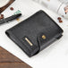 PIROYCE™ Classic Snap-Button Leather Wallet - Indigo-Temple