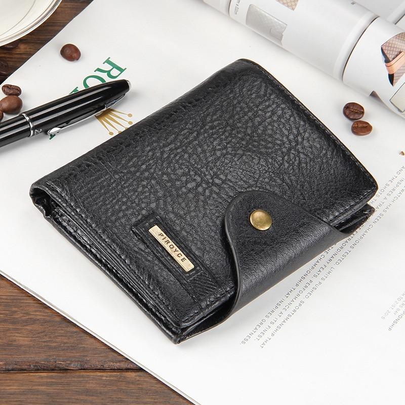 PIROYCE™ Classic Snap-Button Leather Wallet - Indigo-Temple