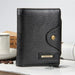 PIROYCE™ Classic Snap-Button Leather Wallet - Indigo-Temple