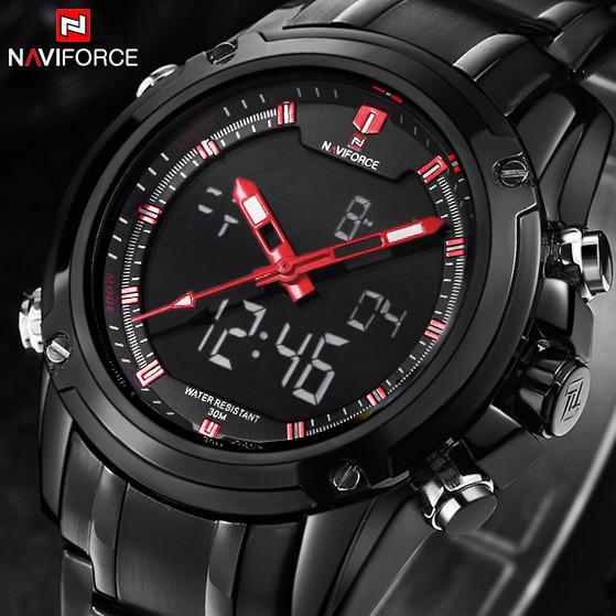 G771 Full Steel Military Wrist Watch (8 colors) - Indigo-Temple