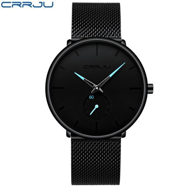 CRRJU™ Unisex Casual Ultra-Slim Watch - Indigo-Temple