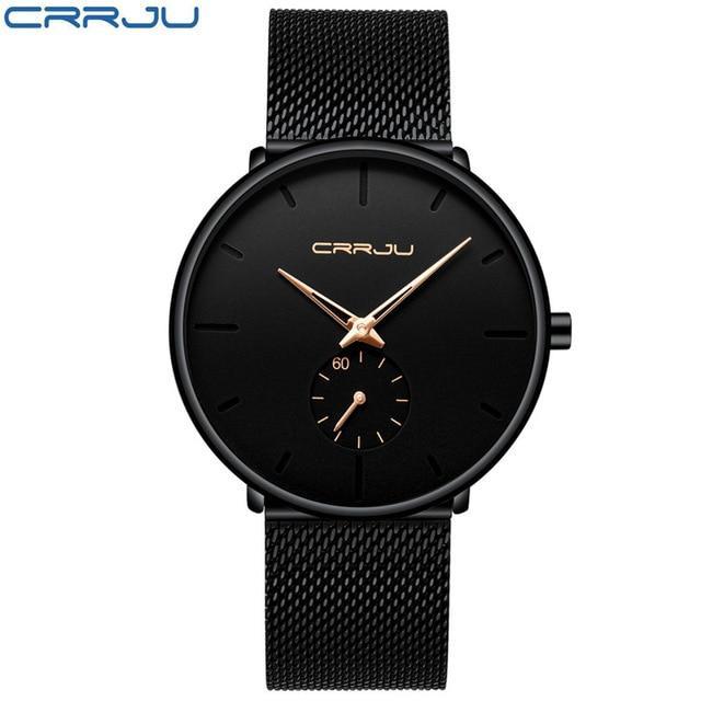 CRRJU™ Unisex Casual Ultra-Slim Watch - Indigo-Temple