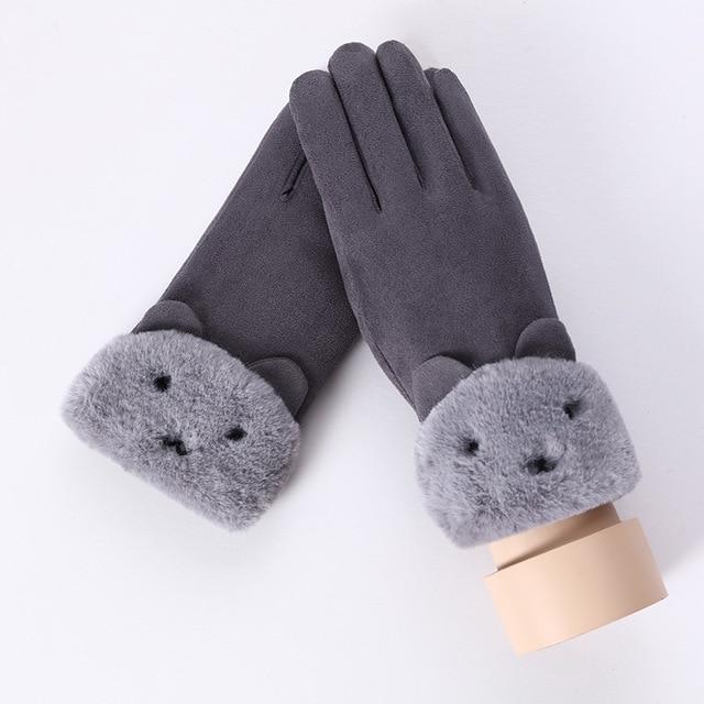 Noble™ Cashmere Touch Screen Gloves with Double Thick Plush - Indigo-Temple