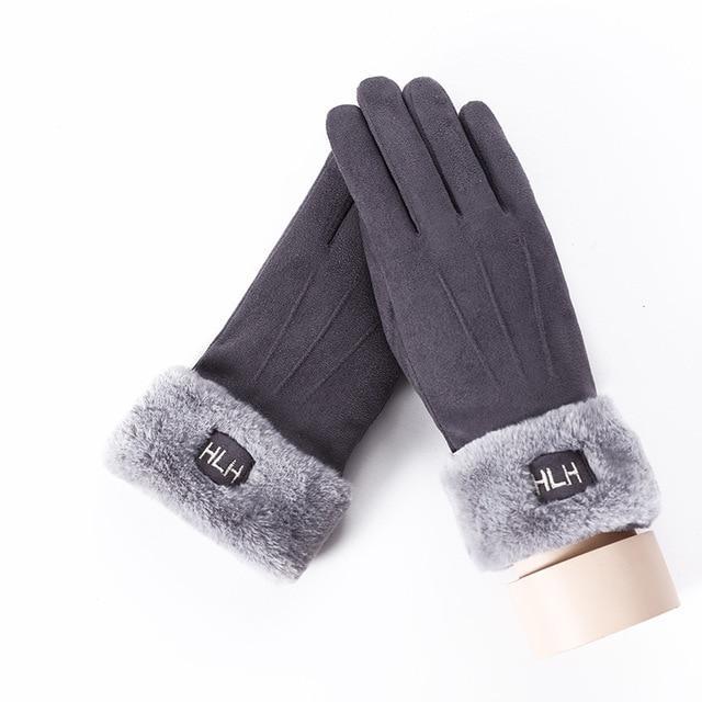 Noble™ Cashmere Touch Screen Gloves with Double Thick Plush - Indigo-Temple