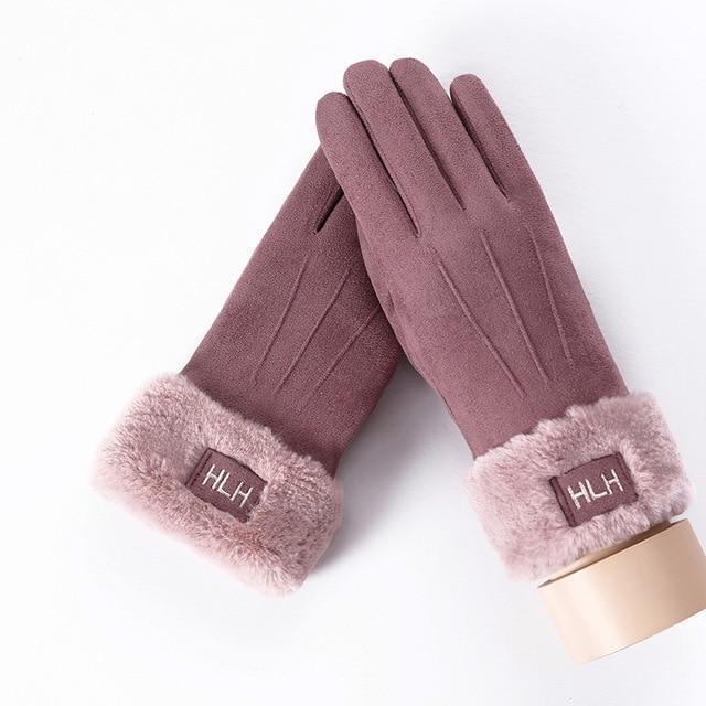 Noble™ Cashmere Touch Screen Gloves with Double Thick Plush - Indigo-Temple