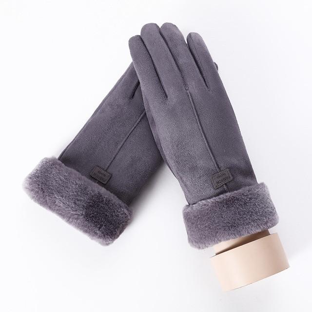 Noble™ Cashmere Touch Screen Gloves with Double Thick Plush - Indigo-Temple