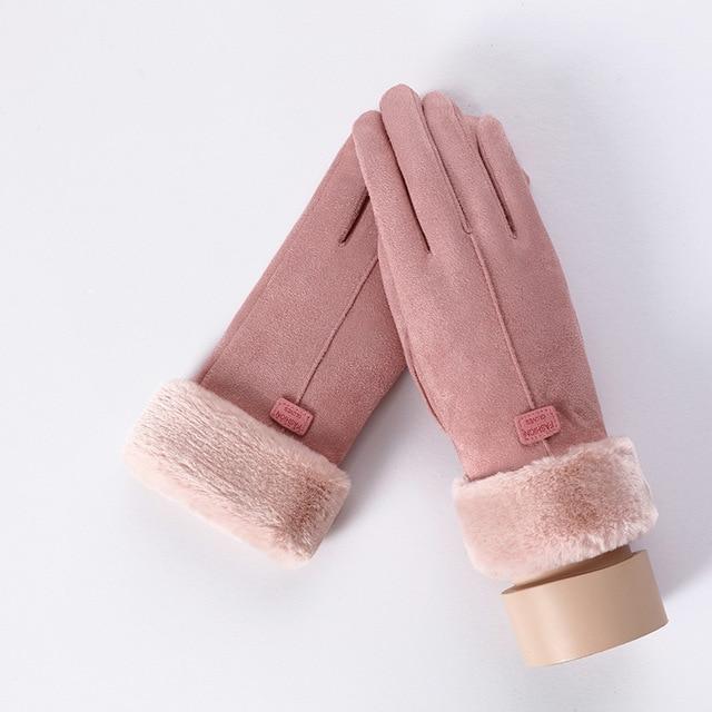 Noble™ Cashmere Touch Screen Gloves with Double Thick Plush - Indigo-Temple