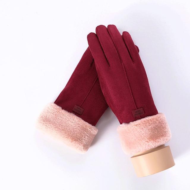Noble™ Cashmere Touch Screen Gloves with Double Thick Plush - Indigo-Temple