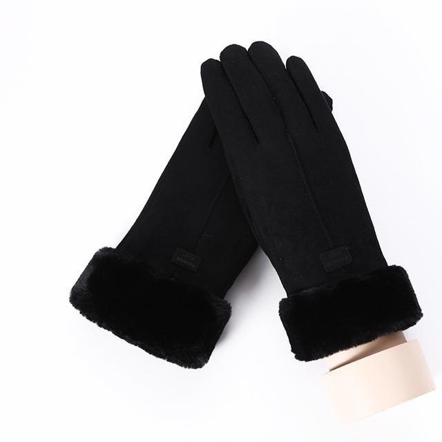 Noble™ Cashmere Touch Screen Gloves with Double Thick Plush - Indigo-Temple