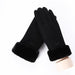 Noble™ Cashmere Touch Screen Gloves with Double Thick Plush - Indigo-Temple