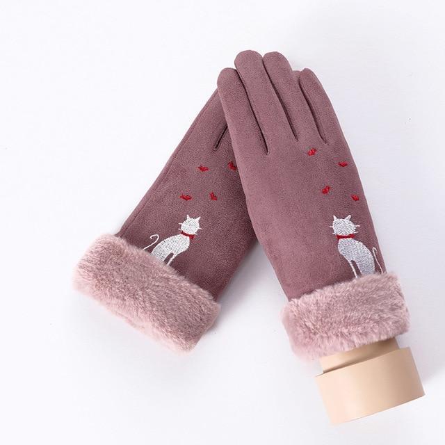 Noble™ Cashmere Touch Screen Gloves with Double Thick Plush - Indigo-Temple