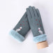 Noble™ Cashmere Touch Screen Gloves with Double Thick Plush - Indigo-Temple