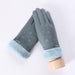Noble™ Cashmere Touch Screen Gloves with Double Thick Plush - Indigo-Temple