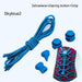 Elastic Locking Shoe Laces (2 sets) - Indigo-Temple