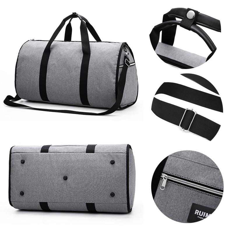 Shipmaster™  Convertible Anti-Wrinkle Travel Duffel Bag - Indigo-Temple