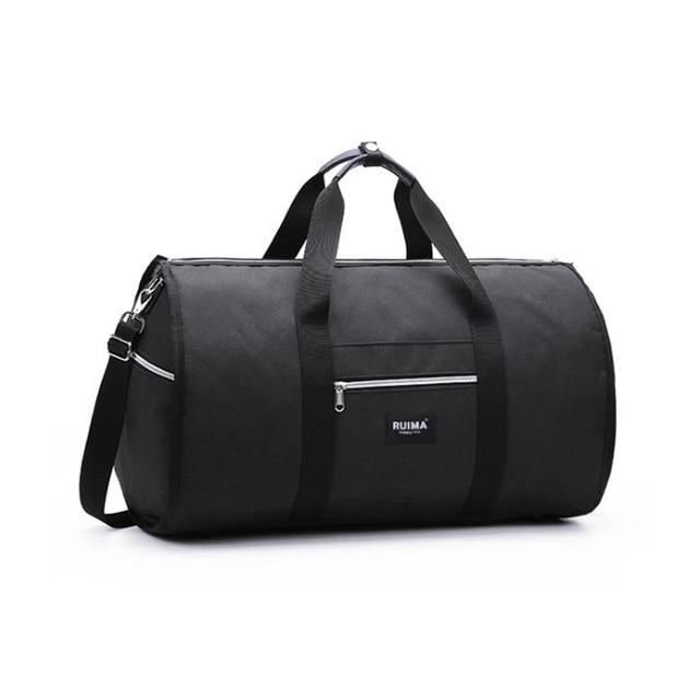 Shipmaster™  Convertible Anti-Wrinkle Travel Duffel Bag - Indigo-Temple