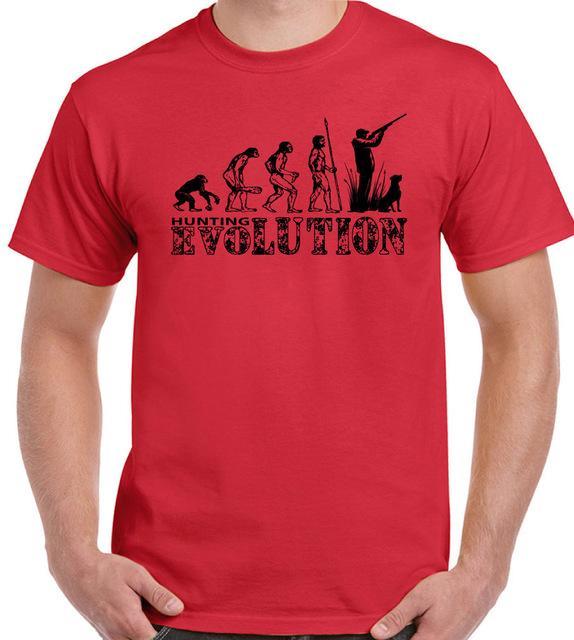 Evolution Of Hunting T-Shirt - Indigo-Temple
